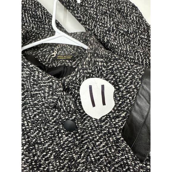 Unbranded Womens Peacoat Size Unknown Black Double-Breasted Button Up Lined VTG - Picture 11 of 11